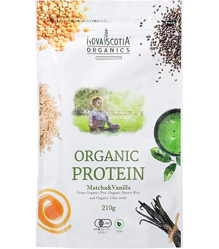 Amazon | ノバスコシアオーガニックス オーガニックプロテイン カカオ