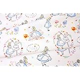 Amazon ディズニーキャラクター生地 不思議の国のアリス 布 コットン100 Alice In Wonderland Fabric 45cm X 110cm 布 生地 通販