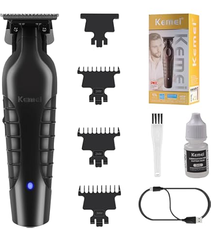 Amazon.co.jp: KEMEI プロフェッショナルバリカン、男性用コードレス