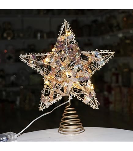 Amazon.co.jp: Fohuas クリスマスツリー トッパー 3Dプロジェクター