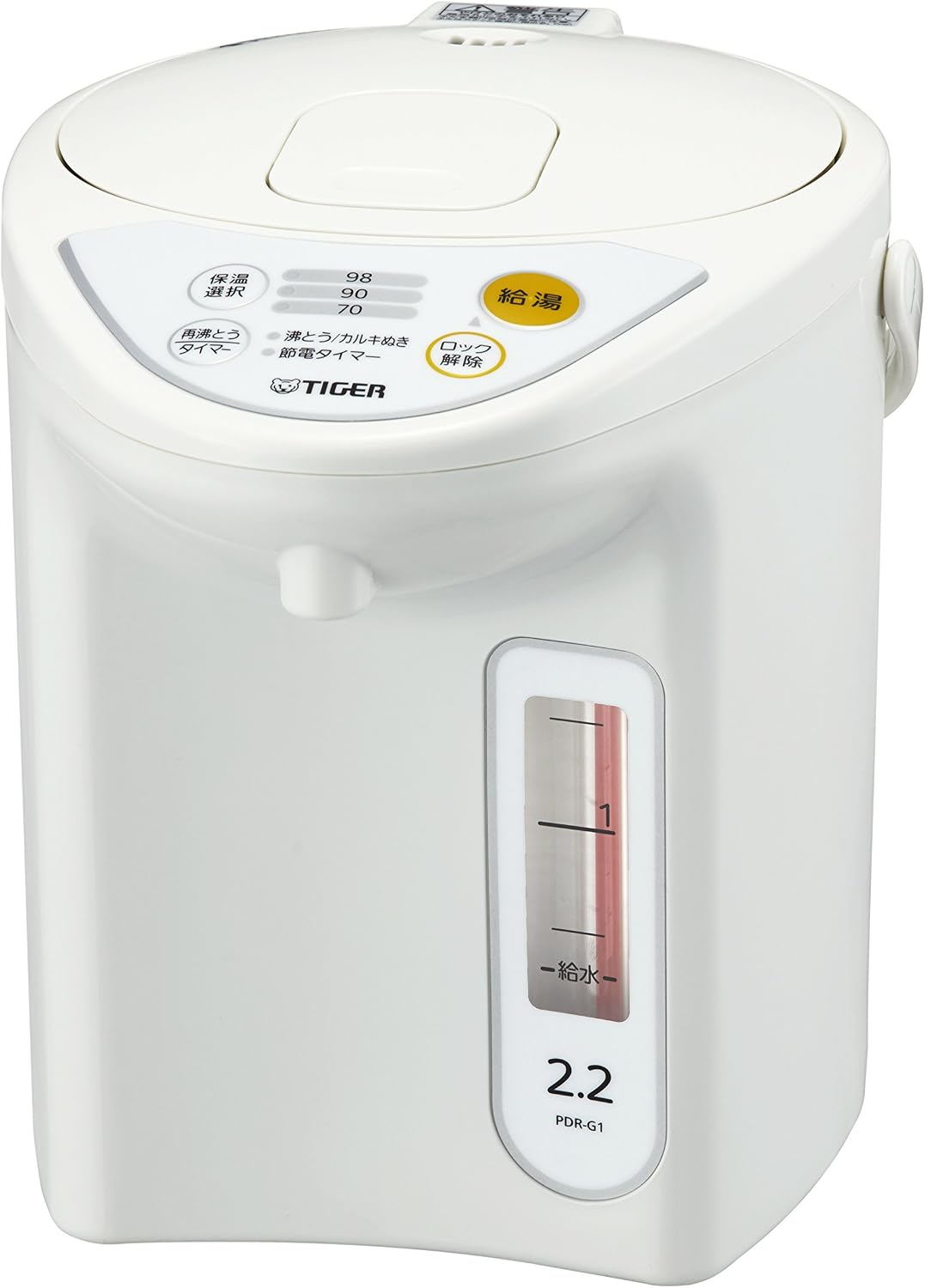 タイガー 魔法瓶 マイコン 電気 ポット 2.2L ホワイト PDR-G221-W Tiger