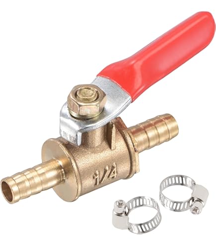 Amazon.co.jp: ボールバルブ り エアーラインコック 10mm エア