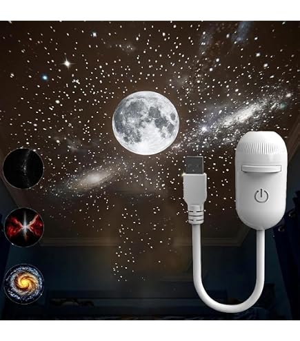 Amazon.co.jp: 2025 新USB星空プロジェクションライト – デュアル