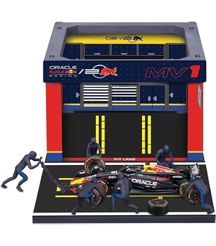 Bburago - Pit Stop Ferrari SF-24#16 Leclerc Playset with Diorama
