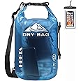 HEETA Waterproof Dry Bag 10L/20L, Roll Top Lightweight Floating Sack Keeps Gear Dry for Boating, Hiking, Kayaking, Fishing, C