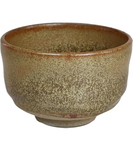 Amazon.co.jp: 大樋焼 茶碗 共箱 共布 中村長阿弥作 抹茶碗 茶道具