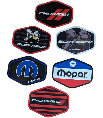 Amazon.co.jp: ZIC Motorsports Mopar ブルーオメガロゴエンブレム