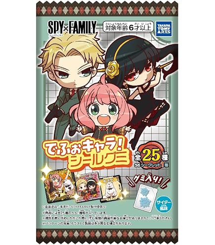 Amazon.co.jp: ENSKY SPY x FAMILY Clear Card Collection Gum 4