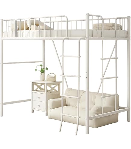 Amazon｜CAGUUIA ロフトベッド シングル 3WAY 収納付き 北欧風