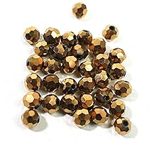 Amazon.co.jp: 多面カットビーズ直径3mm ブロンズ 1gのグラム販売(約30 