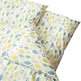 アイリスプラザ 寝具カバー 布団カバー 3点セット(掛カバー/敷カバー/枕カバー)シングル グリーン