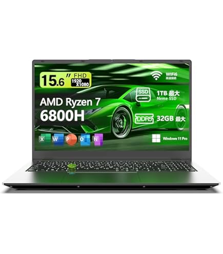 Amazon.co.jp: YHBIN ノートパソコン ゲーミング Core i7 1185G7 15.6  