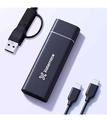 Amazon | ポータブル SSD 500GB アルミニウム外付けソリッド ステート