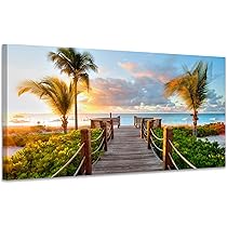 ポスター アートパネル ヤシ 絵画 海 ハワイ 風景画 壁掛け 室内装飾 木枠付 Amazon.co.jp: ポスター アートパネル ヤシ 絵画 海 ハワイ 風景画