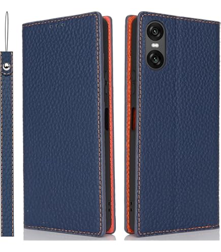 Amazon.co.jp: Eastwave For Sony Xperia 10 VI ケース 本革 牛革 For