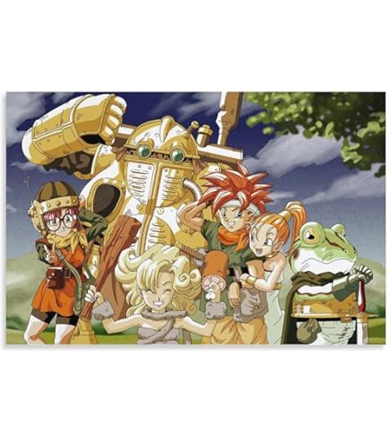 Amazon.co.jp: クロノ・トリガー ポスター 装飾 絵 キャンバス 壁