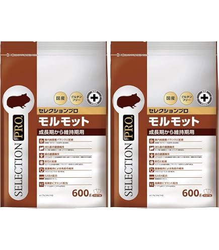 Amazon | モルモットセレクションプロ 600g ハムスター ネズミ 【x2個