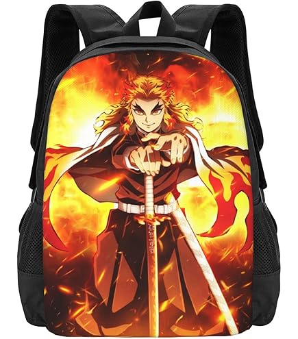 Amazon.co.jp: 鬼滅の刃 煉獄杏寿郎 リュック・バックパック 双肩