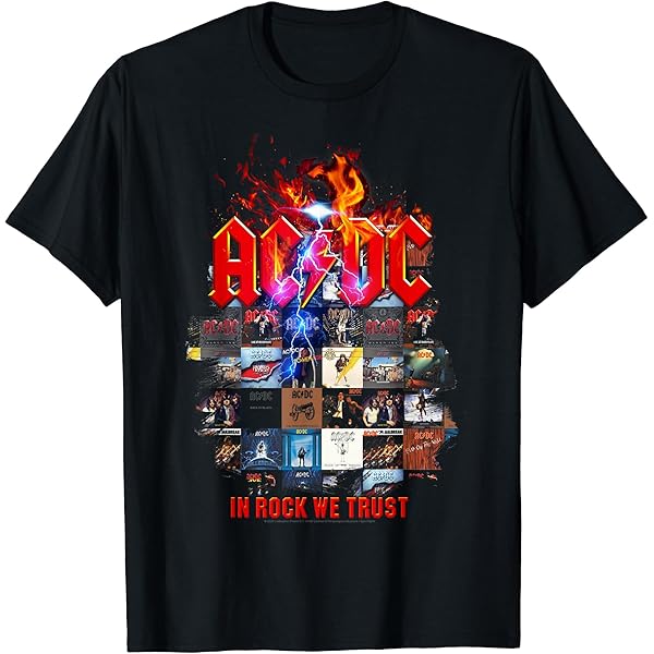 【AC/DC】Tシャツ⑦ Mサイズ AC/DC Back In Black Black Adult T-Shirt - Walmart.com