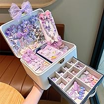 ジュエリーボックスアクセサリーセット アクセサリーケース フラワー ジュエリーボックス Mサイズ （ 幅