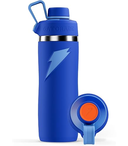 Amazon｜Gatorade 26oz Stainless Steel Bottle Black｜水筒