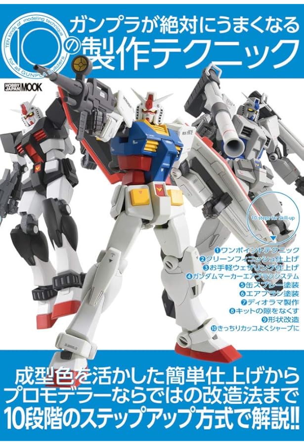 ガンプラ未組立キット10個セット ガンプラが絶対にうまくなる10の製作テクニック ENTRY GRADE