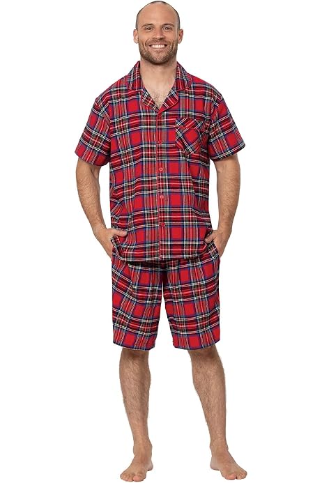 Broadcloth Short Sleeve Pajama Set 