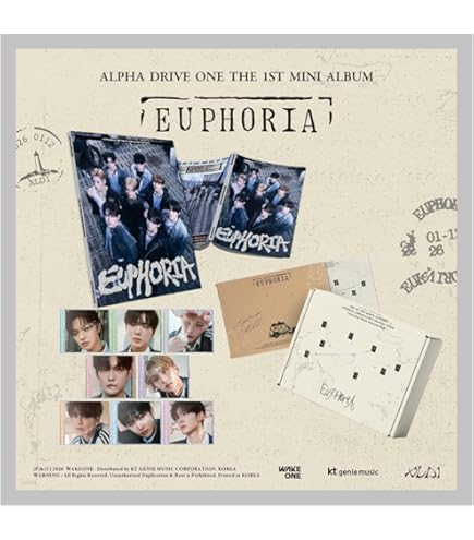 Amazon.co.jp: ALPHA DRIVE ONE EUPHORIA 1st Mini Album STAR ROAD