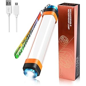 【新型 多機能】LEDキャンプライト 懐中電灯 高輝度 アウトドア照明 充電式 6段階モード マグネット式テントライト…