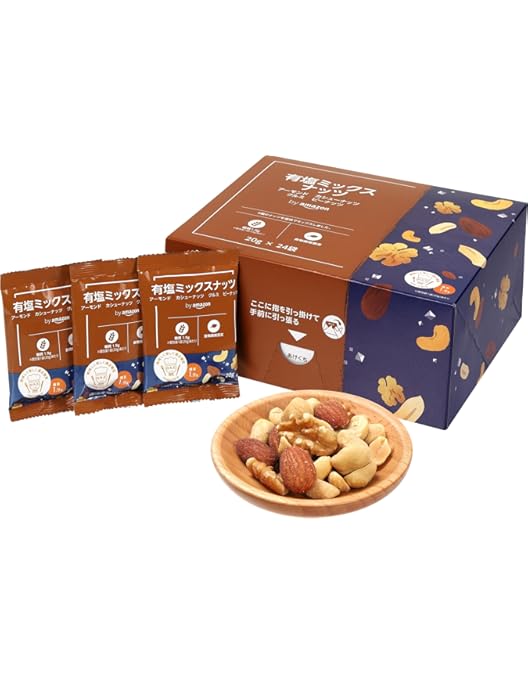 Amazon.co.jp: by Amazon 素焼きミックスナッツ アーモンド