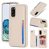 Galaxy S20 5G 用 ケース 背面 左右開 ギャラクシーS20 5G 保護カバー サムスンGalaxy S20 5G SC-51A スマホケース SCG01 対応 カードケース SC51A 携帯ケース S20携帯カバー case 適用 zouzt 革レザー 軽量 財布型 カード収納 マグネットボタン スタンド機能 滑り止め 放熱性 耐衝撃 おしゃれ 便利さ 7色 ベージュ