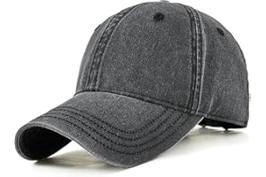 [Andeor] キャップ メンズ 大きいサイズ 帽子【UPF50+測定済み・こだわりの深さ・2重型崩れにくい】 無地 野球帽 コットン100% 紫外線対策 日よけ 人気 男女兼用 2サイズ展開