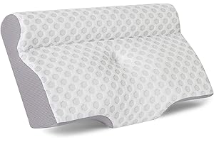 子ども用まくら 男女兼用 子供用低反発枕 洗えるカバー付き プレゼントに最適 灰色