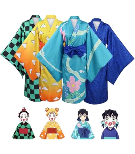 Amazon.co.jp: コスプレ衣装 鬼滅の刃 向き 我妻善逸 善子 吉原 遊郭編