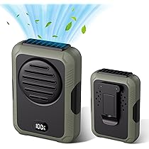 腰掛け扇風機【2025昇級版&1台4役】6000mAh大容量 ベルトファン Amazon.co.jp: 腰掛け扇風機【2025昇級版&1台4役】binoa 携帯