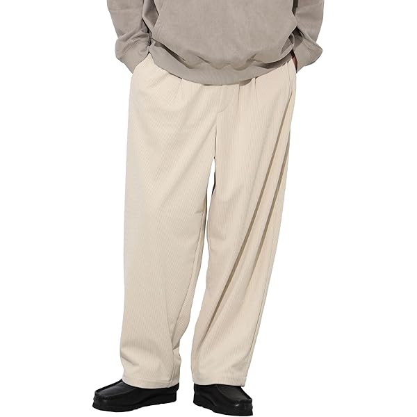 Amazon | [ビームスエフ] パンツ ATELIER ZINS ミックスファブリック