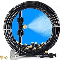 ミストシャワー 屋外 直角アダプター付き 自動散水セット ホース 灌漑システム Amazon.co.jp: ミストシャワー 屋外 直角アダプター付き 自動