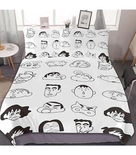 Amazon｜クレヨンしんちゃん 布団カバー 3点セット シングル