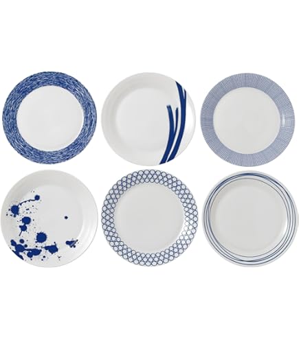 Amazon.co.jp: ロイヤルドルトン パシフィック プレート 24cm ドット