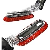 Replacement Multi-Angle FlexiSoft Dusting Brush Shark 1 3/8 Hose 32-35mm Adapter Red Brush