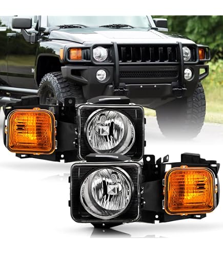 Amazon | AKKON - 2006-2010 ハマー H3 SUV スモークレンズ フル LED