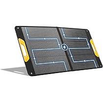 Amazon | BougeRV ソーラーパネル 太陽光パネル 100W 折りたたみ 【高