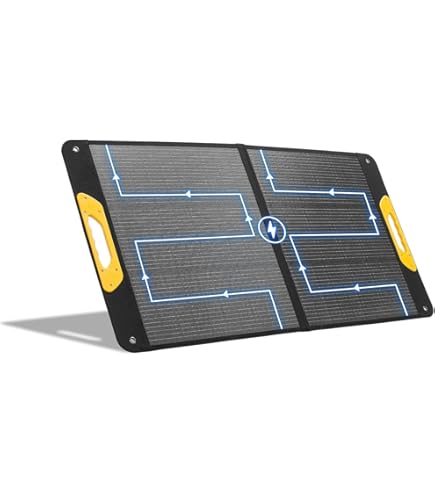 Amazon | AFERIY ポータブルソーラーパネル 100ワット ソーラー発電機