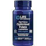 Life Extension - High Potency Optimized Folate L-Methylfolate 5000 mcg - 30錠 ハイポテンシー　オプティマイズド　フォレート　Ｌ-メチルフォレート 海外直送品