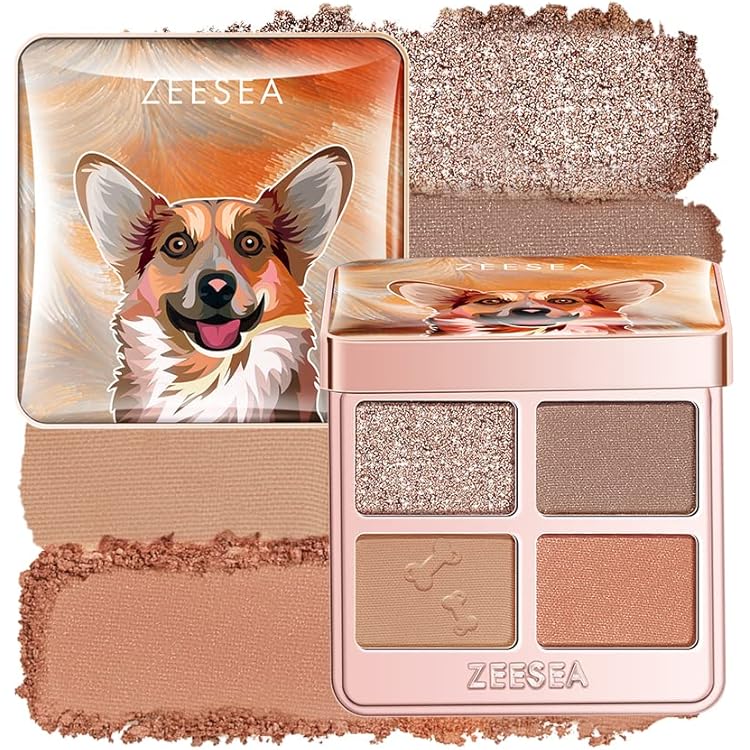 Amazon.co.jp: ZEESEA(ズーシー) アニマルアイシャドウ(4シェード)06