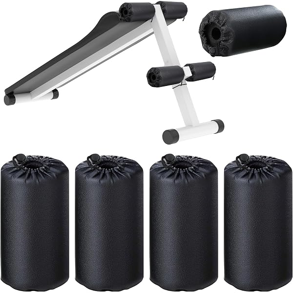 Leg Press Machine 4-Pack Foam Foot Pad Rollers - Replacement Cushion ...