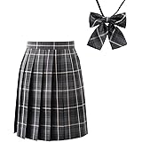 [WindTour] JKスカート 制服スカート プリーツスカート 女子高生 JK 制服 リボン付き ショートスカート スクールスカート ミニスカート ハイウエスト チェックスカート セーラースカート レディース jk コスプレ 制服 コスプレ