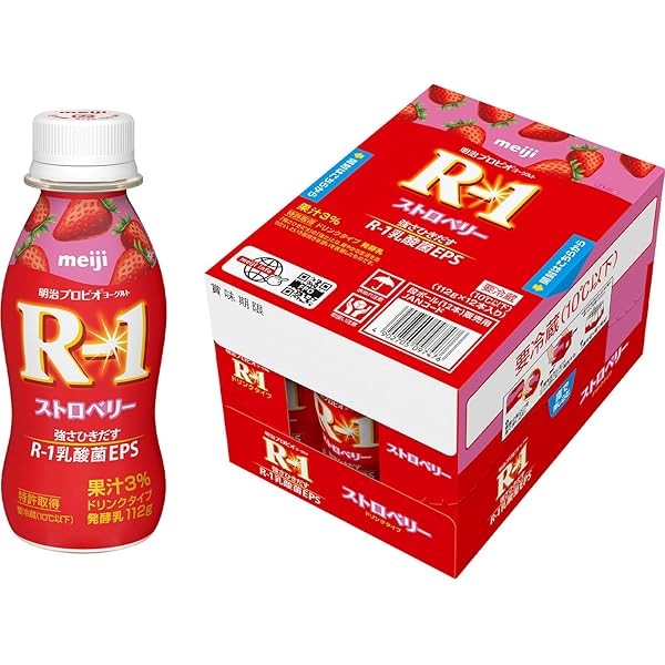 Amazon.co.jp: 【Amazon.co.jp限定】R－1ドリンクラベルレス112g×6本