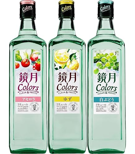 Amazon.co.jp: 鏡月 飲み比べ4種セット（鏡月Green・鏡月Colors