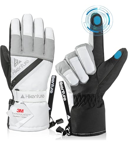 Amazon | [オガサカ] スキーグローブ メンズ GLOVE Z-GR/WHT WH M